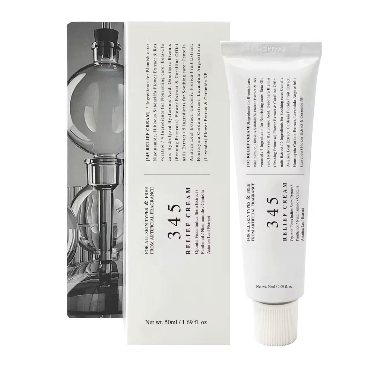 Dr. Althea 345 Relief Cream – Crème-Gel Apaisante Post-Acné & Réparatrice (Centella, Niacinamide & Céramides) 50 ml
