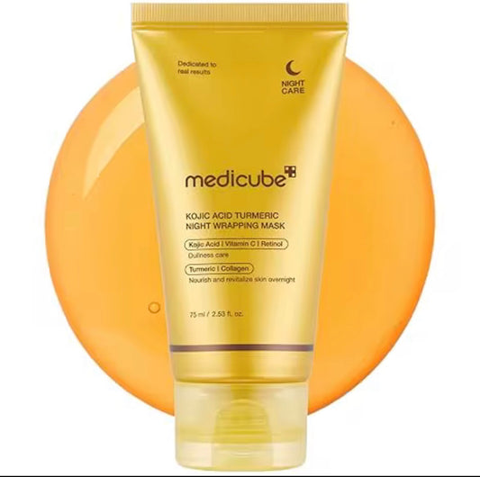 Medicube Kojic Acid Turmeric – Masque de Nuit Éclat & Anti-Taches 75 ml