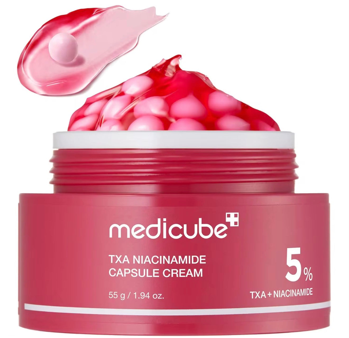 Medicube TXA Niacinamide Capsule Cream – Crème Dual Éclat & Anti-Taches en Capsules (5 % Niacinamide + TXA) 55 g