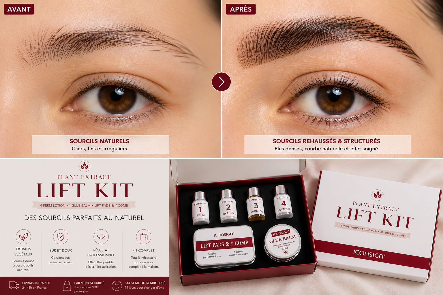 LIFT KIT KOREA Glownly - étape d'application du lift
