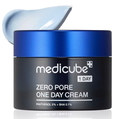 Medicube Zero One Day Cream – Crème Pores Invisibles & Anti-Imperfections au BHA et Panthénol