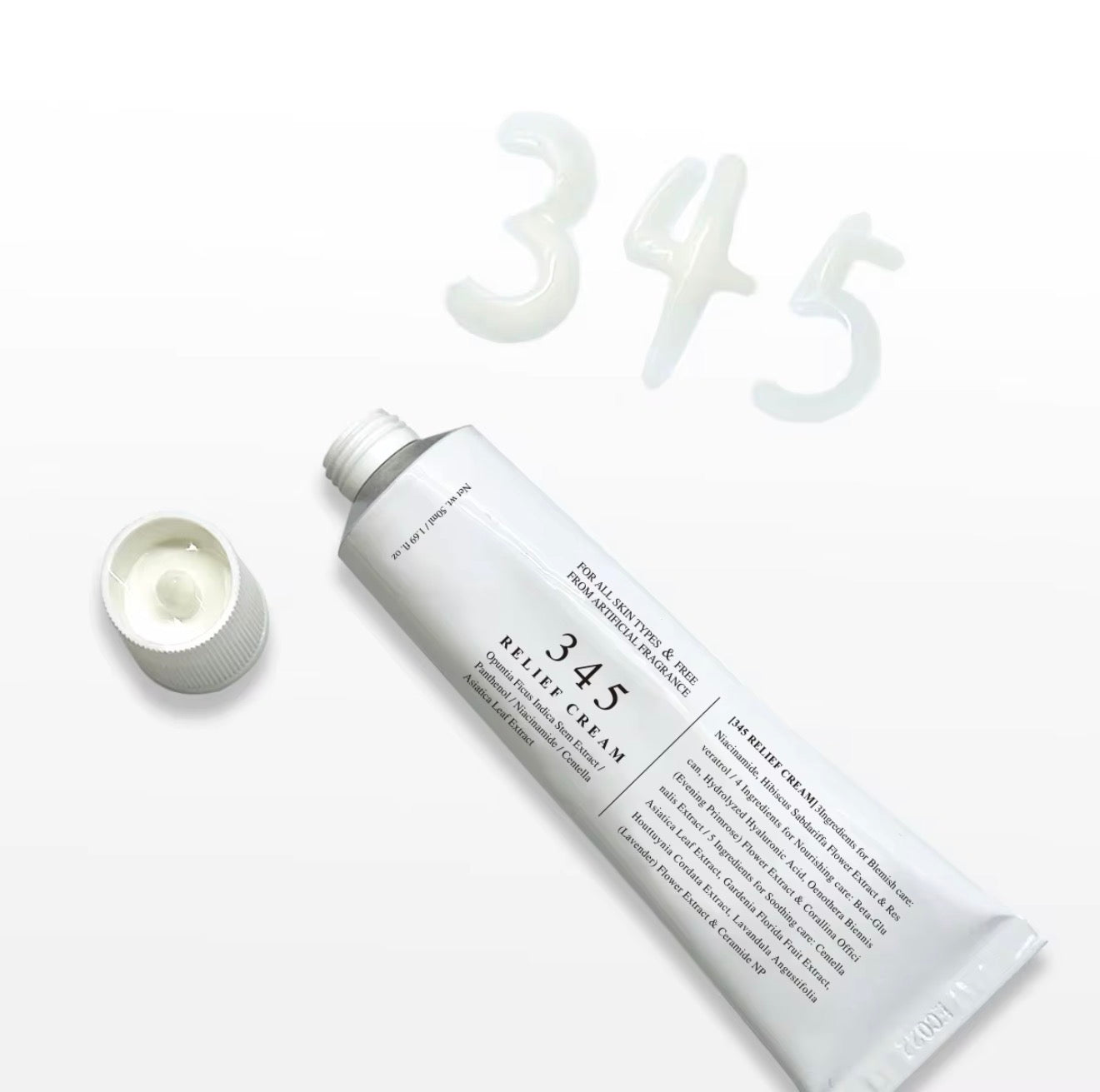 Dr. Althea 345 Relief Cream – Crème-Gel Apaisante Post-Acné & Réparatrice (Centella, Niacinamide & Céramides) 50 ml