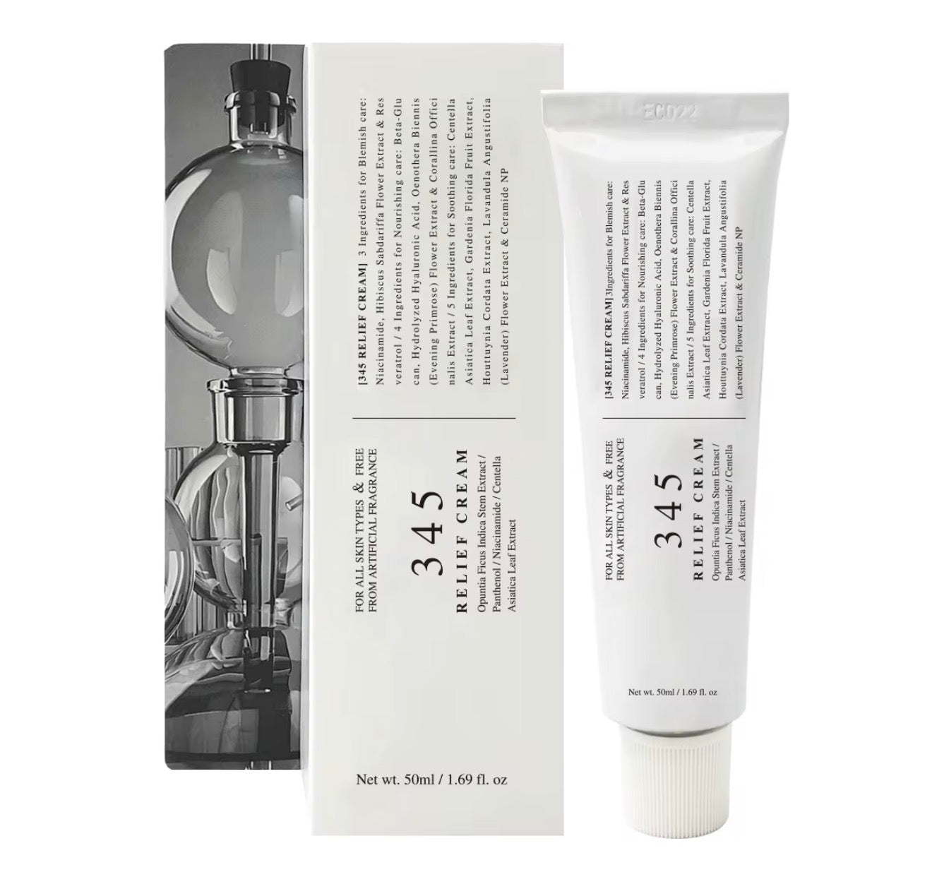 Dr. Althea 345 Relief Cream – Crème-Gel Apaisante Post-Acné & Réparatrice (Centella, Niacinamide & Céramides) 50 ml