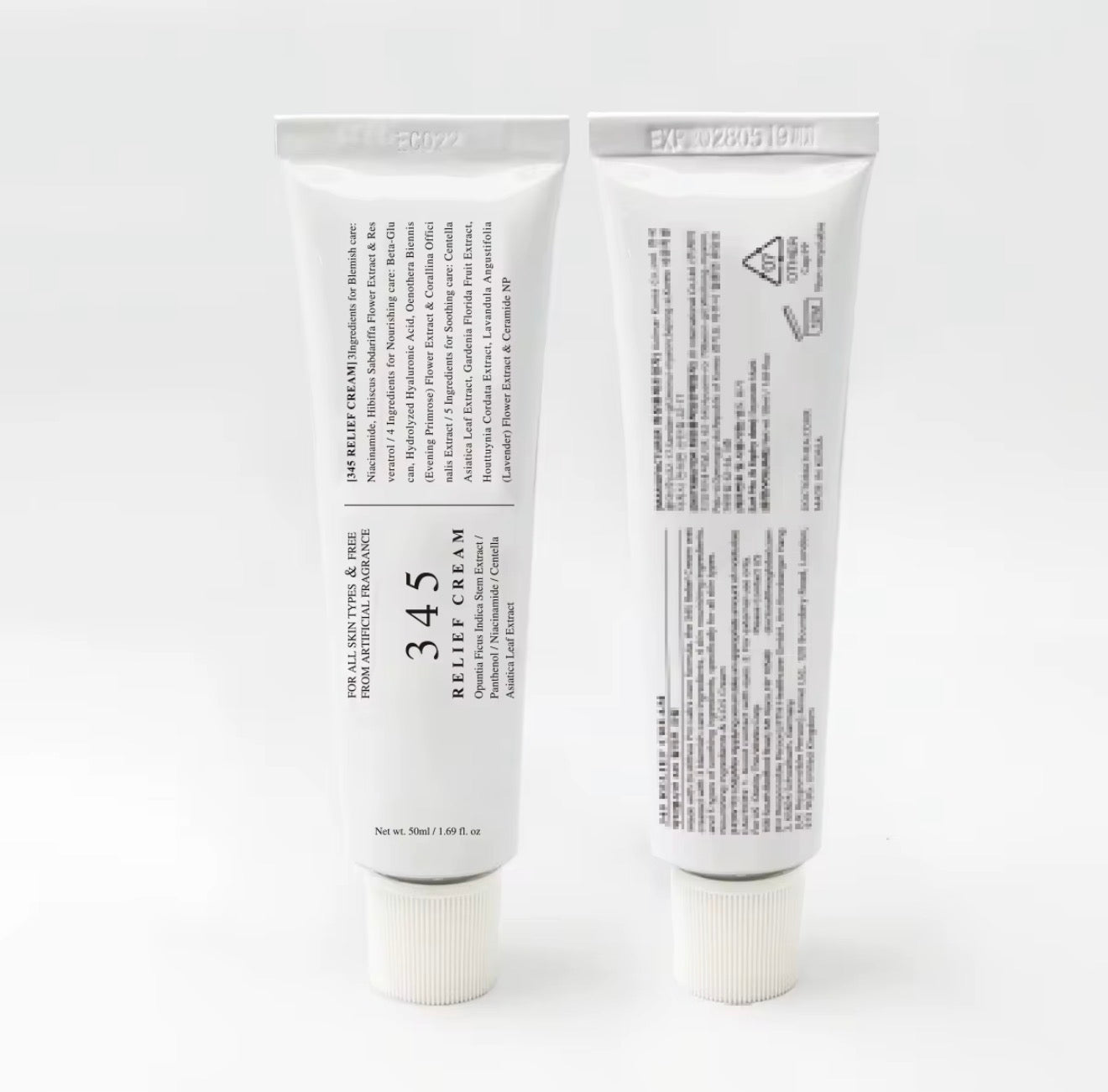 Dr. Althea 345 Relief Cream – Crème-Gel Apaisante Post-Acné & Réparatrice (Centella, Niacinamide & Céramides) 50 ml