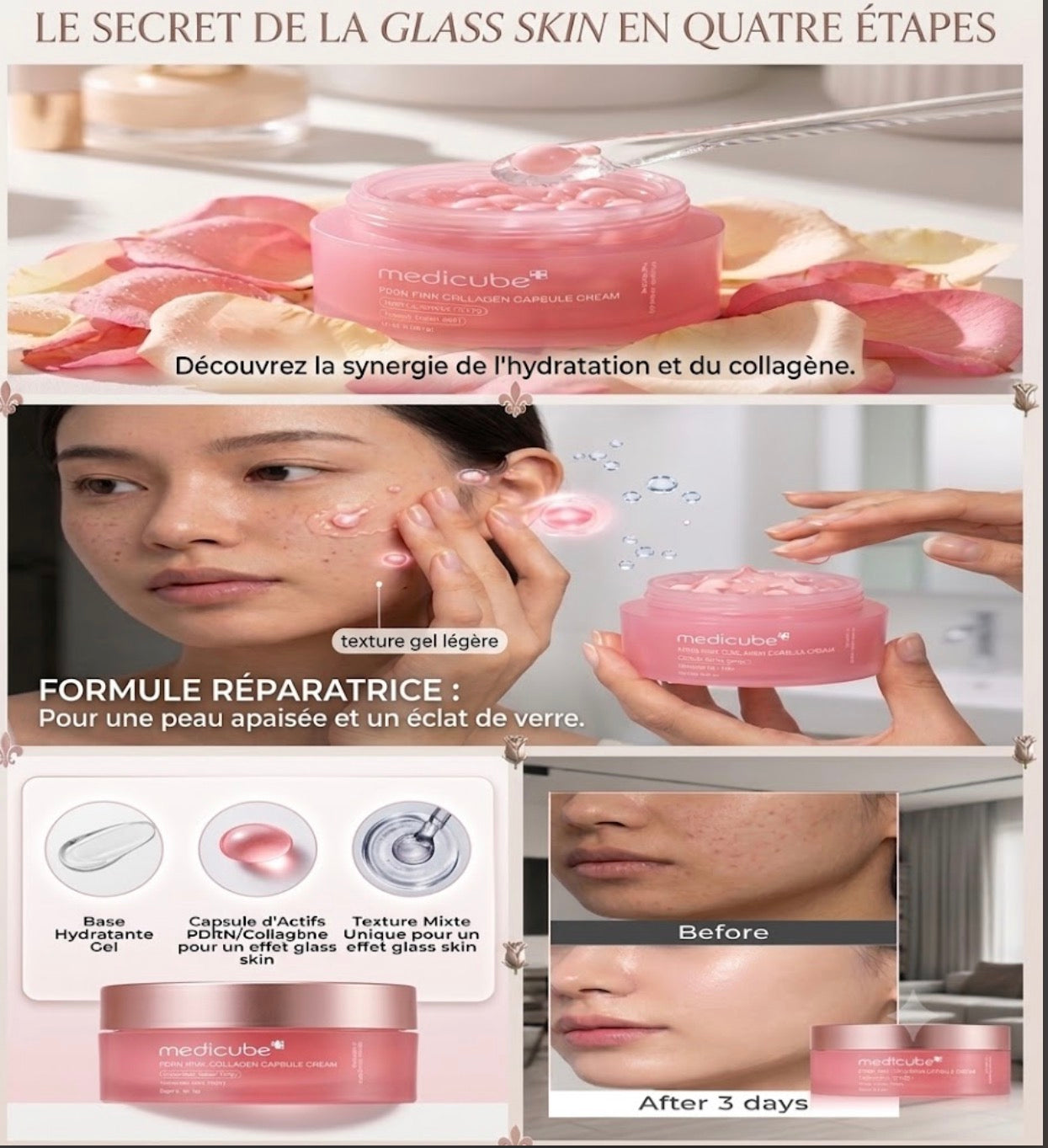 ✨ Medicube ADN Saumon Capsule Collagène 55 g – Le secret de la K-Beauty pour une peau éclatante
