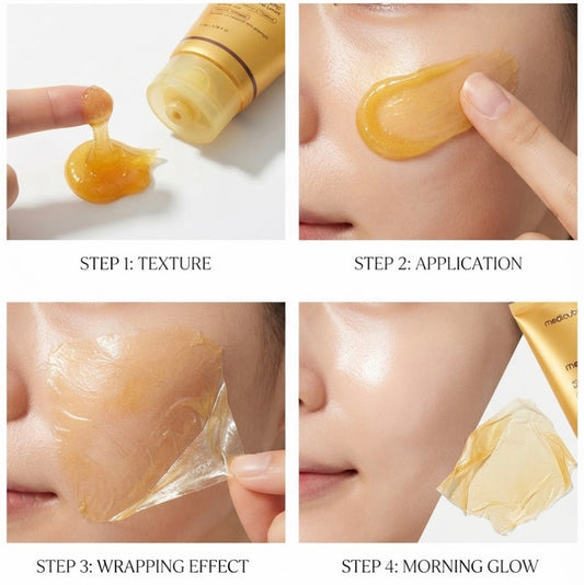 Medicube Kojic Acid Turmeric, masque de nuit visage anti-taches — vue 2