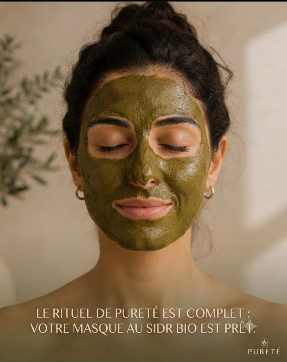 Poudre de Sidr Jujubier bio au curcuma, soin cheveux et visage — vue 4