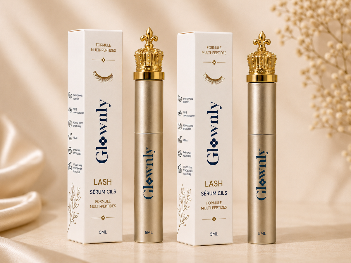 Sérum cils GLOWNLY, formule sans hormone
