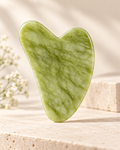 Pierre de Gua Sha Jade 100% — Rituel Sculptant Visage