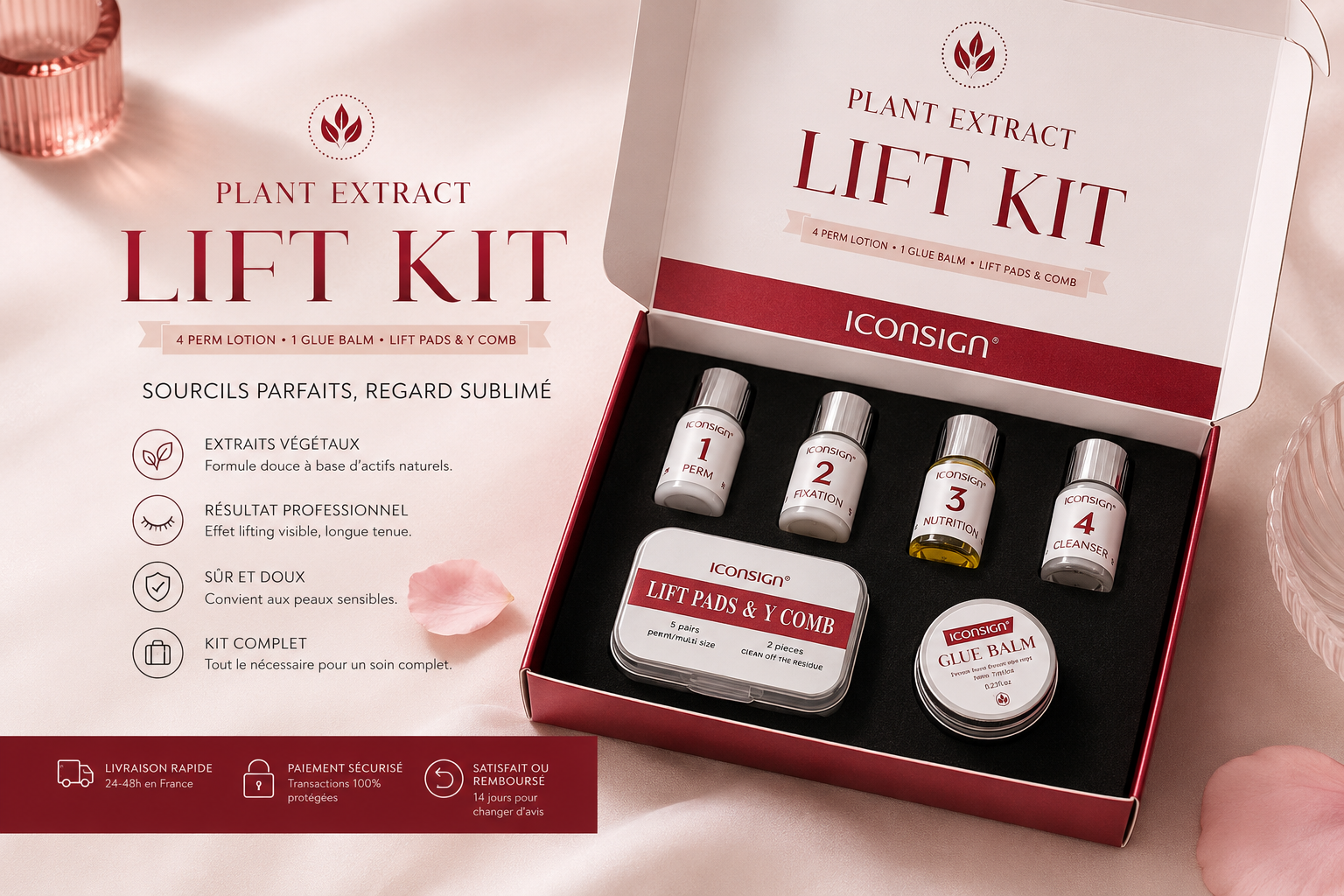 LIFT KIT KOREA Glownly - étape d'application du lift