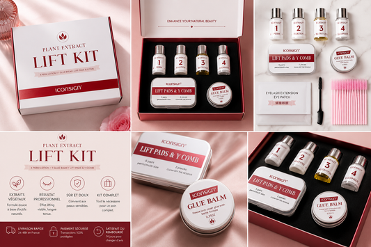 LIFT KIT KOREA Glownly - kit complet lift cils et sourcils